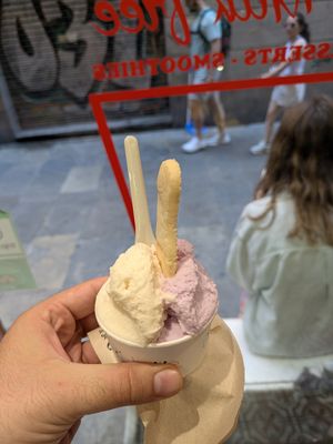  at Gocce di Latte Vegana in Barcelona