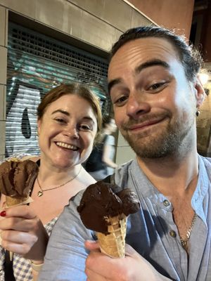   at Gocce di Latte Vegana in Barcelona