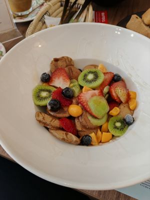 Mini pancakes at Jumandy Organic Garden in Quito