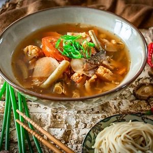 Asian hot and sour  at All About the Soup in Ottawa