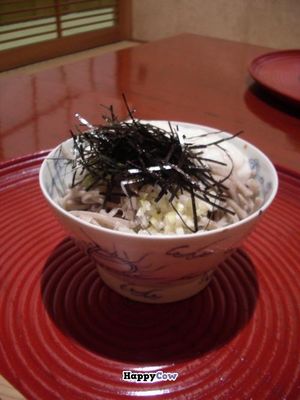 Buddhist lunch set (6300yen) part 5 at Itosho in Tokyo