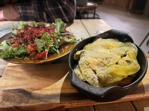 Vegan tartiflette  at D'eetplosj  in Herne