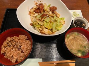 大豆ミートのベジ辛味噌炒め at Sumi-Bio in Tokyo
