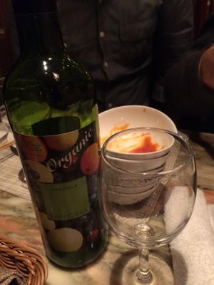 Delicious organic sangria at Sumi-Bio in Tokyo