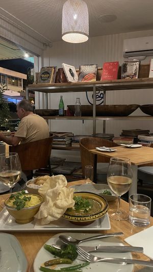 Vegan white wine   at Maman in Burleigh Heads