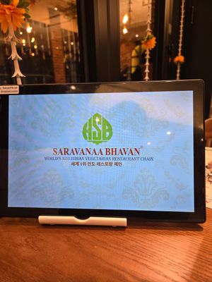 Finally, 100% Pure Vegetarian Indian Restaurant in Seoul at Saravanaa Bhavan in Seoul