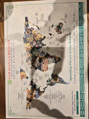  at Saravanaa Bhavan in Seoul