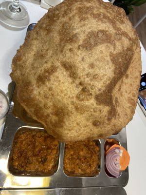 Chole Bhatura  at Saravanaa Bhavan in Seoul