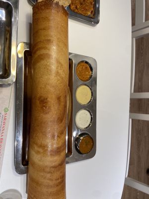 Masala dosa  at Saravanaa Bhavan in Seoul