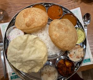 Saravanaa Bhavan special thali  at Saravanaa Bhavan in Seoul