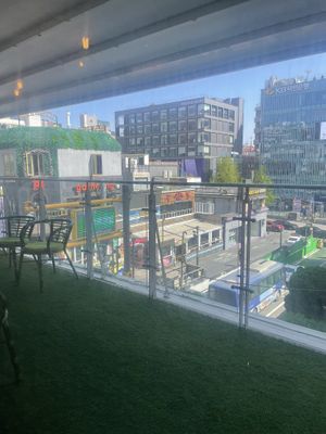 Terrace outside  at Saravanaa Bhavan in Seoul