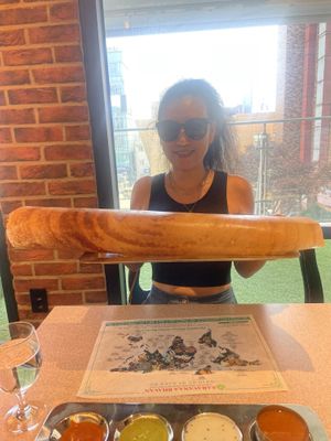 Satisfaction!   at Saravanaa Bhavan in Seoul