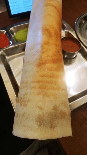 Masala dosa at Saravanaa Bhavan in Seoul