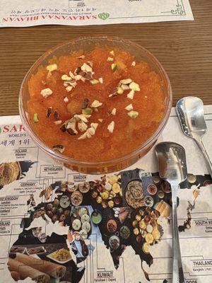   at Saravanaa Bhavan in Seoul