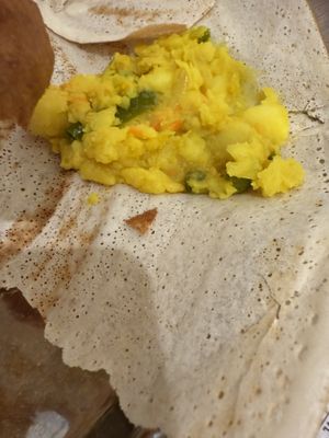   at Saravanaa Bhavan in Seoul