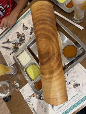   at Saravanaa Bhavan in Seoul