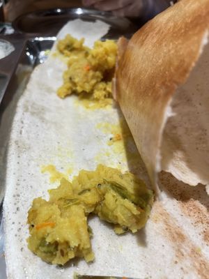 Masala  at Saravanaa Bhavan in Seoul