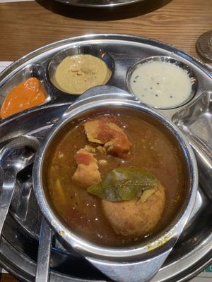  at Saravanaa Bhavan in Seoul