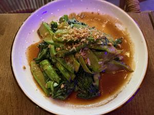 Sautéed Chinese broccoli at Norah - Alberta in Portland