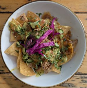 Satay Nachos at Norah - Alberta in Portland