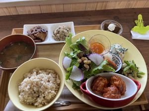Vegan Set at Cafe Macro Miyori - 美与利 カフェマクロビヨリ in Fukuyama