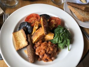 Delicious breakfast at Wild Thyme in Norwich