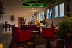 The 'grand salon' at OASIS 28 in Chartres