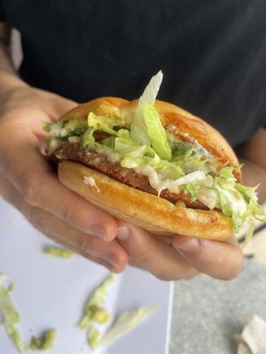 Smash burger  at Tia's Tacos in Daytona Beach