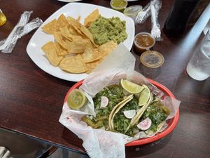 Cactus tacos  at Tia's Tacos in Daytona Beach