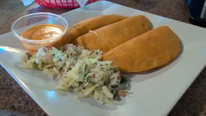 Veggie empanadas at Tia's Tacos in Daytona Beach