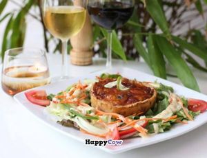 Pumpkin and Spinach Quiche at Meta House Art Cafe in Phnom Penh