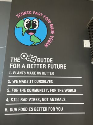   at Odd Burger in Vancouver