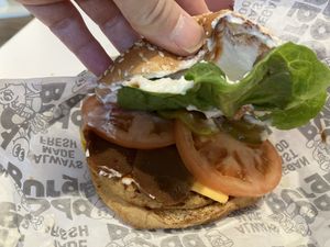   at Odd Burger in Vancouver