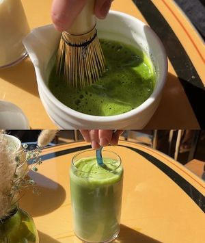 Matcha Latte  at Café Bauchgefühl  in Cologne