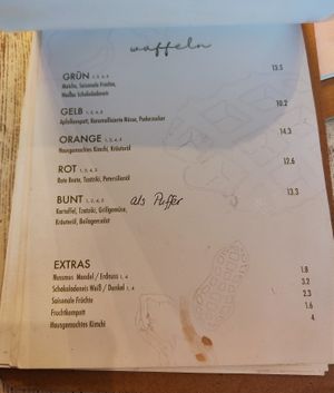 Karte at Café Bauchgefühl  in Cologne