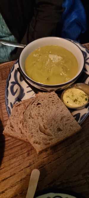 Leek & potato soup at Willow  in Telford