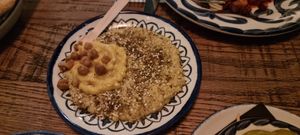 Spiced cumin hummus at Willow  in Telford