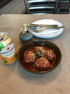 The meatballs! No fake meat at Ittle Litaly in Coral Gables
