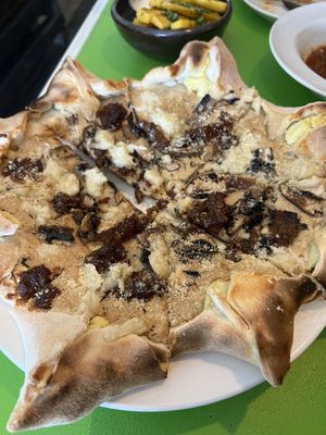 Bianca star cut pizza at Ittle Litaly in Coral Gables