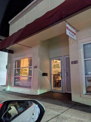 Outside of the restaurant at Ittle Litaly in Coral Gables