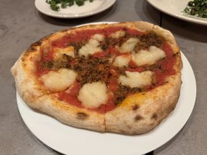 Pizza - no pepperoni so subbed sausage   at Ittle Litaly in Coral Gables