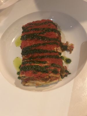 Lasagna milano  at Ittle Litaly in Coral Gables
