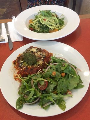 lasagna & zucchini noodles at Ittle Litaly in Coral Gables