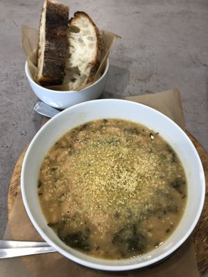 White Bean soup - SO GOOD!!! at Ittle Litaly in Coral Gables