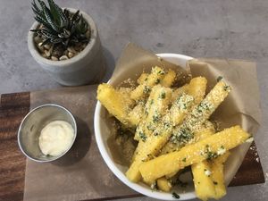 Polenta fries! at Ittle Litaly in Coral Gables