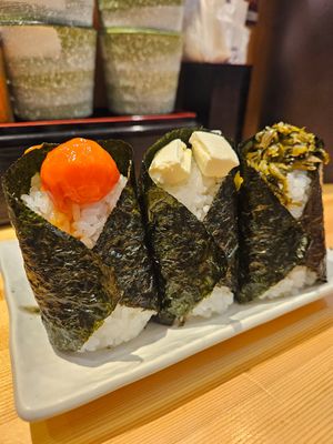 Vegetarische Onigiri at Onigiri Gorichan in Osaka