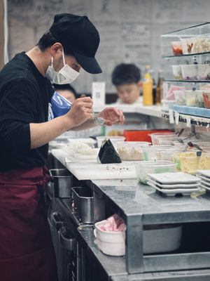   at Onigiri Gorichan in Osaka