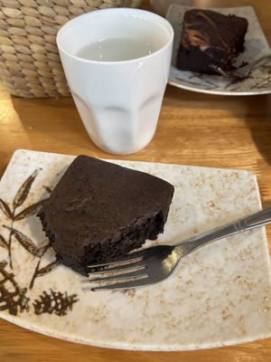 Vegan brownie  at The Muffin Man in Phnom Penh