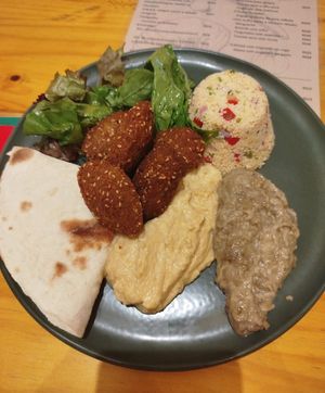 Prato especial palestino at Rango Vegan in Salvador