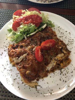 Lasanha 😋 at Rango Vegan in Salvador